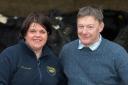 Roberta Dunbar and partner Gordon Smith of the Barncluth British Friesian herd