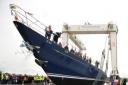 Falmouth sees new yacht launched