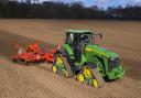 The new John Deere 8RX 410 tractor