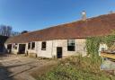 The farm buildings at Wimborne St Giles for conversion to a wellness centre