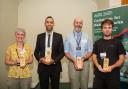 Morag Angus, Sameed Asghar, Nick Sanderson, Matt Staniek, winners at CNP Awards