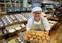 Baker Sue Gamblin with rock cakes that will be available to sample at the event. Picture: Rumwell Farm Shop