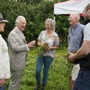 The Duke of Cornwall at the Innovative Farmers 10th anniversary at Trefranck Farm. Picture: PA