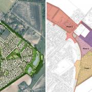 Plans for 500 homes at Blandford by Wyatt