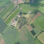 An aerial of Pulmber Farm