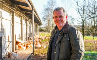 Poultry farmer Stuart Cole.