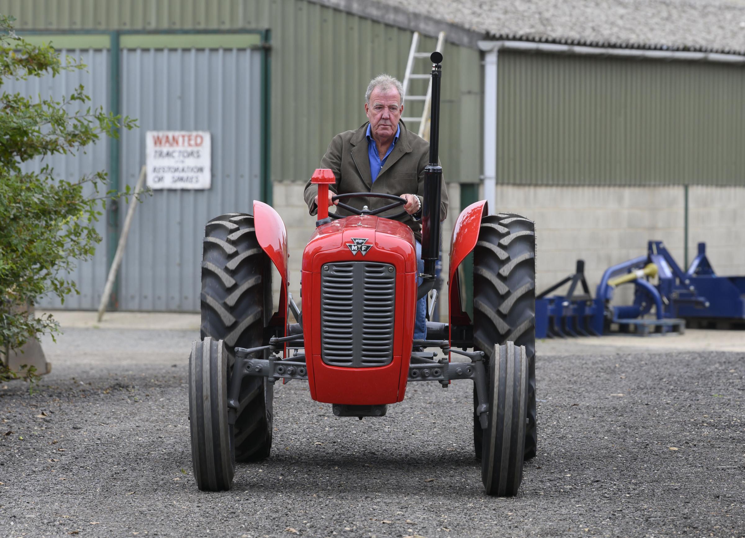 Jeremy Clarkson on the farm. Picture: PA Photo/Amazon Prime Video/ Stephanie Hazelwood 