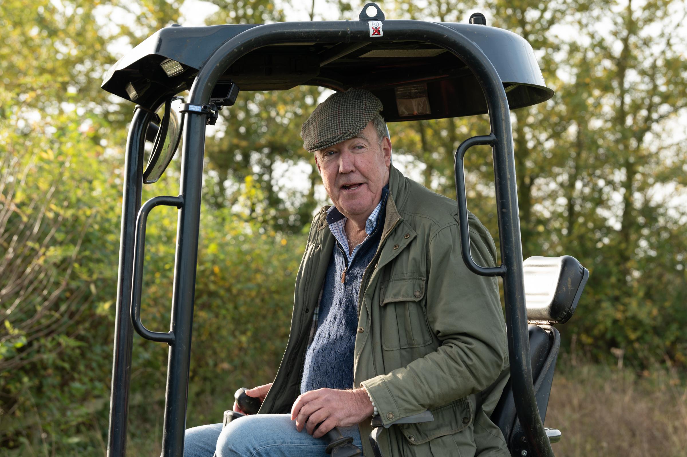 Jeremy Clarkson on his farm. Picture: PA Photo/Amazon Prime Video/ Stephanie Hazelwood