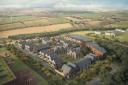 CGI of how the Langarth Garden Village could look when complete