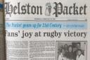 The front page of the Helston Packet on February 29, 1996
