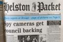 The front page of the Helston Packet on January 22, 1996