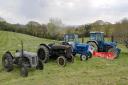 Some of the classic and vintage Ford tractor collection