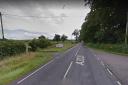 Police and an ambulance crew were called to the A3030 near the Georgian estate at around 9pm yesterday after the crash, which lead to the road being shut. Picture: Google Maps
