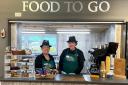 Manager of Rumwell Farm Shop’s new Food To Go service Julie Smith and Joanne Flynn, who is a Food To Go assistant. Picture: Rumwell Farm Shop