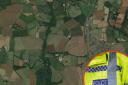 Three men were reported to be acting suspiciously on a farm in the Trispen area this morning