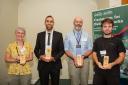 Morag Angus, Sameed Asghar, Nick Sanderson, Matt Staniek, winners at CNP Awards