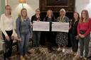 A photo from the cheque presentation that took place in Ilminster