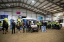The Rural Crime Team of Dorset Police showcasing Rural Mounted Volunteers