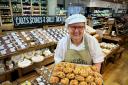 Baker Sue Gamblin with rock cakes that will be available to sample at the event. Picture: Rumwell Farm Shop