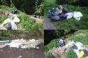Previous incidents of countryside fly-tipping in Bridgwater.