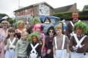 Loders Youth Club as Charlie and the Chocolate Factory Bridport Carnival 2016