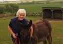 Judy with donkey Pixie