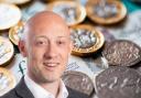 Stock image of money and Martyn Dobinson