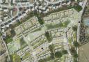 Plans for 280 homes at B3151 Somerton Road in Street. Picture: Clifton Emery Design