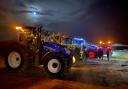 Two injured following crash during festive Dorset tractor run