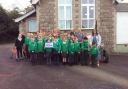 Children at Shaugh Prior Primary School, Plymouth.