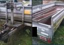 Two trailers along with farming equipment has been stolen from a farm near Blandford