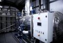 Steam and biomass heating boilerhouse