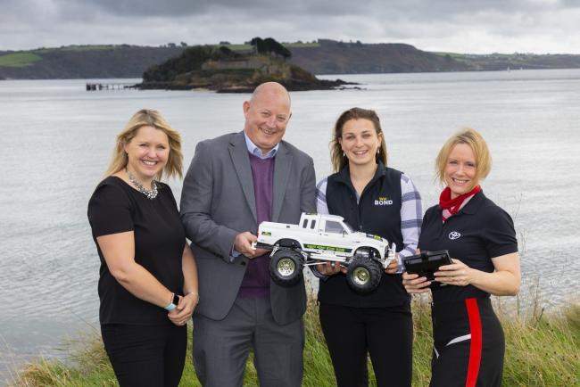 (From left to right). Emma Haley and Nicole Harding of W.H. Bond with Kevin Tillotson and Jo Letts of Toyota (L-R)