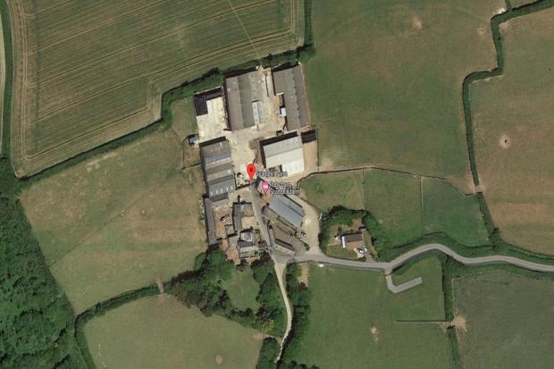 Scadghill Farm where planning permission has been granted to turn a farmhouse into a pre-school nursery. Picture: Google