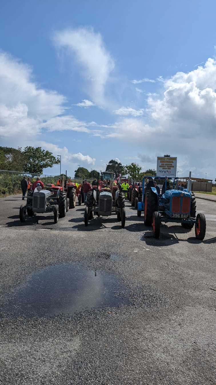 65 tractors of all ages took part in the event 