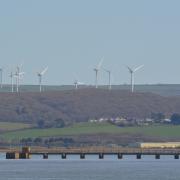 Windmills seen from Appledore, North Devon