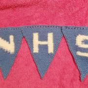 Creative Knitting: tribute to  NHS bunting