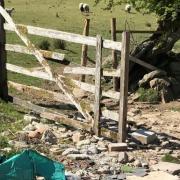The sheep had access to building waste pictured here. Picture: Cornwall Council