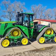 High end expensive farm machinery has been stolen from a Ukrainian John Deere dealership