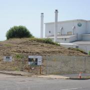 Work has already started on the NREL waste incinerator site next to Arla Foods in Westbury. Photo: Trevor Porter 68101-2
