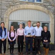 Finalists, West Country Dairy Awards 2022 – (L-R) Imogen Greenway, Tamsin Knowles, Becca Langford, Josh Thorne, Jack Howard and Ellen Layzell