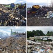 Investigators found a mass of illegal waste at Lee's Cotswolds farm
