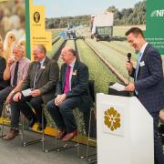 James Kittow (farmer and programme participant), Edward Richardson (Farm Advisor at Farm Cornwall), Allan Wilkinson (PCF Trustee and Head of Agrifoods at HSBC Bank), Alex Stephens (farmer and programme participant), Nick Turner (Group Chief Executive at