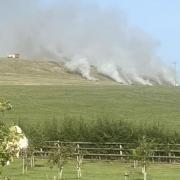 Controlled burn at North Hill, Burton Bradstock
