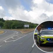 Officers closed one of the lanes as the incident was dealt with