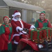 Santa to arrive at farm shop by surprise secret transport
