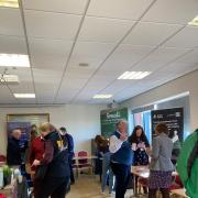 Visitors to the agri-tech south west showcase.