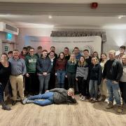 Bow YFC with the Access Communications Services Team. Image: Devon YFC