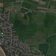 The proposed area where 2,000 homes could be built in Burnham-on-Sea.