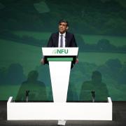 Prime Minister Rishi Sunak speaking during the National Farmers' Union annual conference at The ICC in Birmingham.